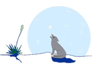 Sticker Custom Preview Image #025417 Animals Land Animals Wolf Howling2