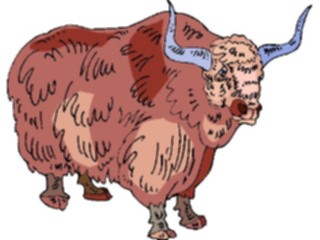 Sticker Custom Preview Image #025428 Animals Land Animals Yak2