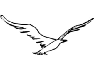 Sticker Custom Preview Image #025522 Animals Line Art Bird Flying28
