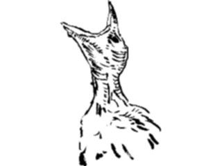 Sticker Custom Preview Image #025558 Animals Line Art Chick Hungry