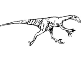 Sticker Custom Preview Image #025572 Animals Line Art Dinosaur02
