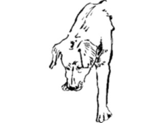 Sticker Custom Preview Image #025589 Animals Line Art Dog09