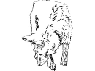 Sticker Custom Preview Image #025592 Animals Line Art Dog12