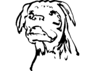 Sticker Custom Preview Image #025594 Animals Line Art Dog14