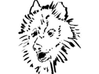 Sticker Custom Preview Image #025596 Animals Line Art Dog16