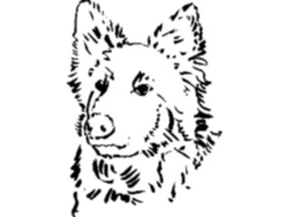 Sticker Custom Preview Image #025598 Animals Line Art Dog18