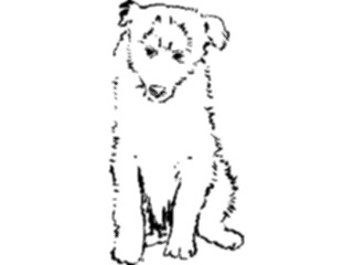 Sticker Custom Preview Image #025600 Animals Line Art Dog20