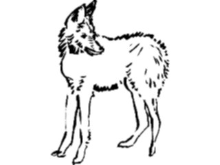 Sticker Custom Preview Image #025603 Animals Line Art Dog23