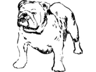 Sticker Custom Preview Image #025604 Animals Line Art Dog24