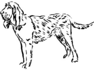 Sticker Custom Preview Image #025605 Animals Line Art Dog25