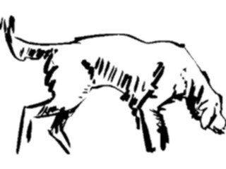 Sticker Custom Preview Image #025608 Animals Line Art Dog28
