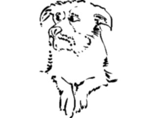 Sticker Custom Preview Image #025609 Animals Line Art Dog29