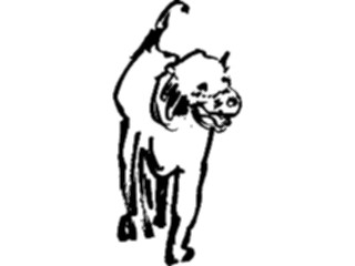 Sticker Custom Preview Image #025610 Animals Line Art Dog30