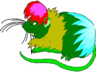 Sticker Custom Preview Image #026347 Animals Stylized Mouse2