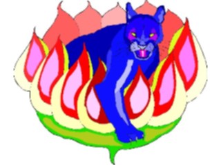 Sticker Custom Preview Image #026352 Animals Stylized Puma