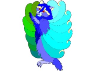 Sticker Custom Preview Image #026353 Animals Stylized Raccoon