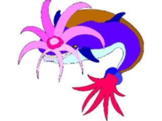 Sticker Custom Preview Image #026367 Animals Stylized Whale1