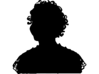 Sticker Custom Preview Image #026881 Antique Style People Silhouettes Woman