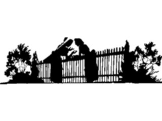 Sticker Custom Preview Image #026895 Antique Style People Silhouettes Women Gossiping