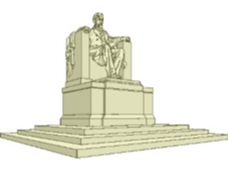 Sticker Custom Preview Image #027151 Architecture Landmarks United States Lincoln Memorial5
