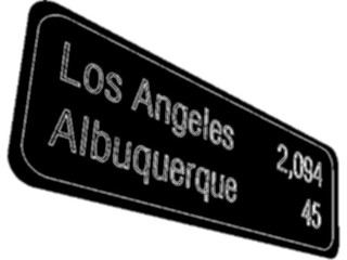 Sticker Custom Preview Image #027153 Architecture Landmarks United States Los Angelesto Albuquerque