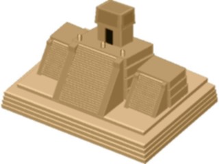 Sticker Custom Preview Image #027315 Architecture Landmarks World General Aztec Pyramid