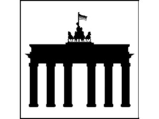 Sticker Custom Preview Image #027318 Architecture Landmarks World General Berlin Silhouette