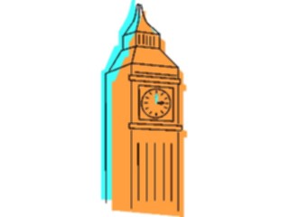 Sticker Custom Preview Image #027324 Architecture Landmarks World General Big Ben6