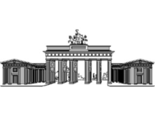 Sticker Custom Preview Image #027328 Architecture Landmarks World General Brandenburg Gate3