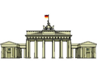 Sticker Custom Preview Image #027329 Architecture Landmarks World General Brandenburg Gate4