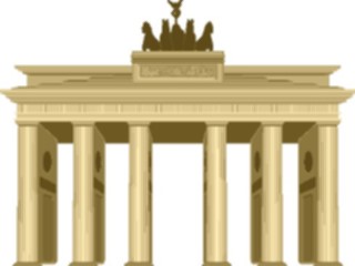 Sticker Custom Preview Image #027331 Architecture Landmarks World General Brandenburg Gate6