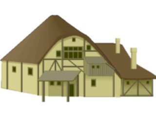 Sticker Custom Preview Image #027736 Architecture Landmarks World General Rural House5