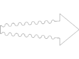 Sticker Custom Preview Image #028167 Arrows Arrow0249