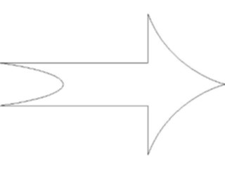 Sticker Custom Preview Image #028181 Arrows Arrow0263