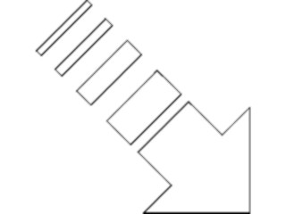 Sticker Custom Preview Image #028416 Arrows Arrow0498