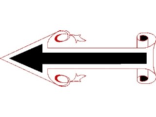 Sticker Custom Preview Image #029071 Arrows Arrow1153