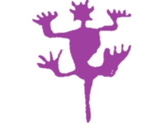 Sticker Custom Preview Image #029372 Art Design Cave Art Lizard6