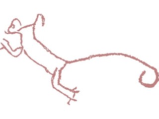 Sticker Custom Preview Image #029377 Art Design Cave Art Monkey