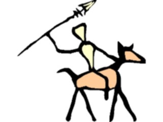 Sticker Custom Preview Image #029426 Art Design Cave Art Warrior07