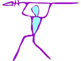 Sticker Custom Preview Image #029428 Art Design Cave Art Warrior09