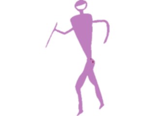 Sticker Custom Preview Image #029429 Art Design Cave Art Warrior10