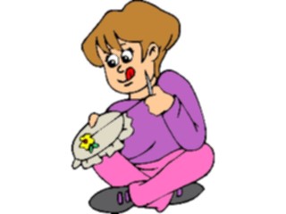 Sticker Custom Preview Image #029477 Art Design Crafts Needlepoint1