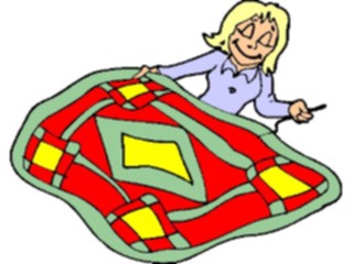 Sticker Custom Preview Image #029480 Art Design Crafts Patchwork Quilt