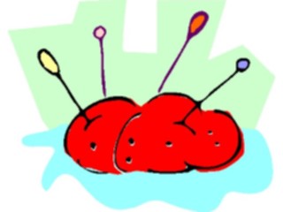 Sticker Custom Preview Image #029483 Art Design Crafts Pin Cushion2