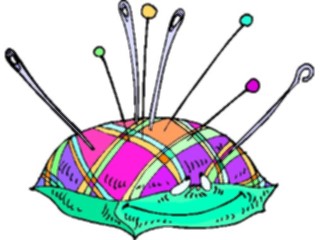 Sticker Custom Preview Image #029484 Art Design Crafts Pin Cushion3