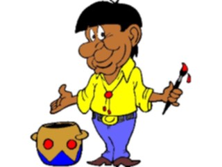 Sticker Custom Preview Image #029508 Art Design Crafts Pottery Painting2