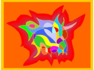 Sticker Custom Preview Image #029582 Art Design Fine Art Abstract Painting20