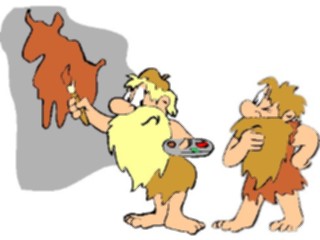 Sticker Custom Preview Image #029673 Art Design Fine Art Cave Painter2