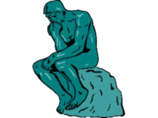 Sticker Custom Preview Image #029785 Art Design Fine Art Thinker2