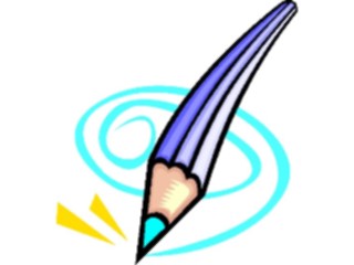 Sticker Custom Preview Image #029832 Art Design Supplies Equipment Colored Pencil Blue2